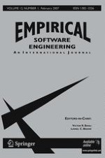 Empirical Software Engineering 1/2007