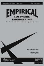 Empirical Software Engineering 3/2007