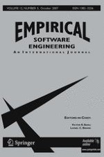 Empirical Software Engineering 5/2007