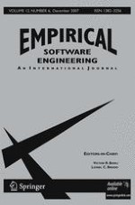 Empirical Software Engineering 6/2007
