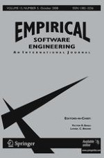 Empirical Software Engineering 5/2008