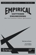 Empirical Software Engineering 1/2011