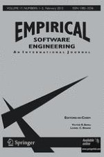 Empirical Software Engineering 1-2/2012