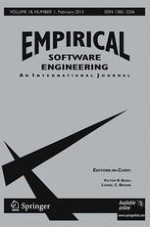 Empirical Software Engineering 1/2013