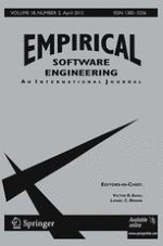 Empirical Software Engineering 2/2013