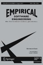 Empirical Software Engineering 4/2013