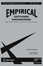 Empirical Software Engineering 6/2013