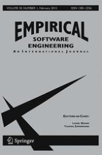 Empirical Software Engineering 1/2015