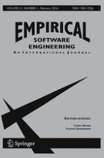 Empirical Software Engineering 1/2016