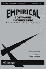 Empirical Software Engineering 5/2016