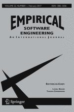 Empirical Software Engineering 1/2017