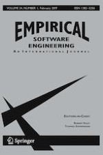 Empirical Software Engineering 1/2019