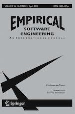 Empirical Software Engineering 2/2019