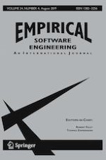 Empirical Software Engineering 4/2019