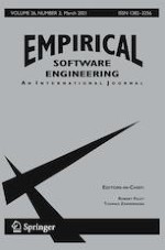 Empirical Software Engineering 2/2021