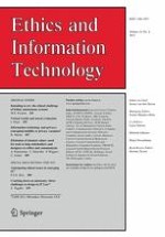 Ethics and Information Technology 4/2012