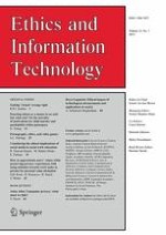 Ethics and Information Technology 1/2013