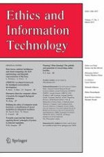 Ethics and Information Technology 1/2015