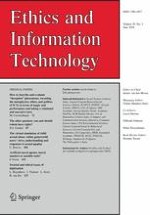 Ethics and Information Technology 2/2018