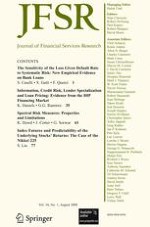 Journal of Financial Services Research 1/2008
