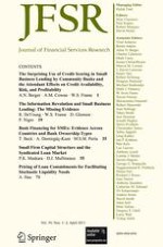 Journal of Financial Services Research 1-2/2011