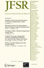 Journal of Financial Services Research 1-2/2012