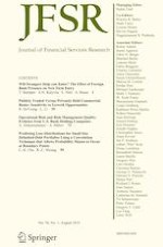 Journal of Financial Services Research 1/2019