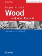 European Journal of Wood and Wood Products 1-3/2012