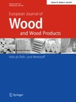 European Journal of Wood and Wood Products 4/2018