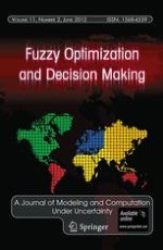 Fuzzy Optimization and Decision Making 2/2012