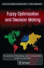 Fuzzy Optimization and Decision Making 4/2013