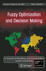 Fuzzy Optimization and Decision Making 2/2007