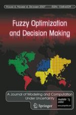 Fuzzy Optimization and Decision Making 4/2007