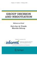 Group Decision and Negotiation 1/2001