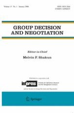 Group Decision and Negotiation 1/2006