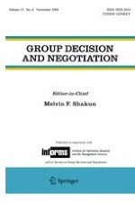 Group Decision and Negotiation 6/2006