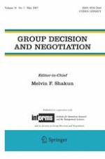 Group Decision and Negotiation 3/2007