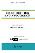 Group Decision and Negotiation 5/2009