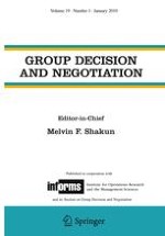 Group Decision and Negotiation 1/2010