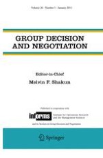 Group Decision and Negotiation 1/2011