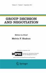 Group Decision and Negotiation 5/2012