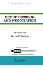 Group Decision and Negotiation 6/2012