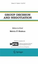 Group Decision and Negotiation 4/2013