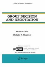 Group Decision and Negotiation 6/2015