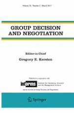 Group Decision and Negotiation 2/2017