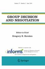 Group Decision and Negotiation 3/2018