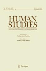 Human Studies 4/2005