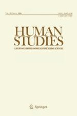 Human Studies 4/2006