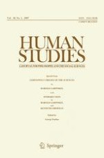 Human Studies 1/2007