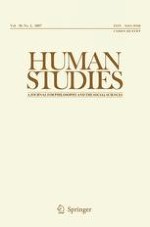 Human Studies 2/2007